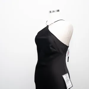 Betsy & Adam‎ - Pavé-Bead Satin Halter Gown thumbnail 12