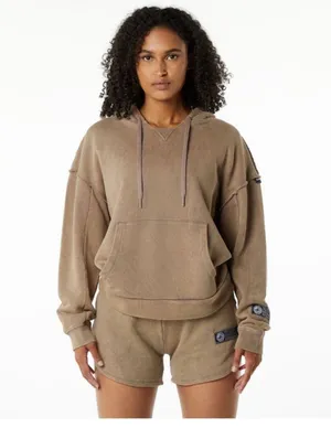 Alphalete Women’s Terry Oversized Hoodie - Smokey Quartz ,Size Medium thumbnail 1