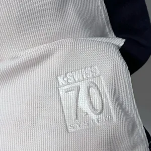 K Swiss • White Navy Quarter Zip Tennis Dress thumbnail 3