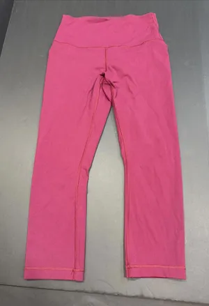 Lululemon Burgundy Athleisure Preppy Active‎ Gym Yoga Legging Minimalist Size 6 thumbnail 1