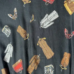 Vintage 90s Black Funky Wacky Weird Fashion MIDI Skirt Animal Print size 4 thumbnail 7