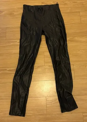 Zara Faux Leather Pants thumbnail 1