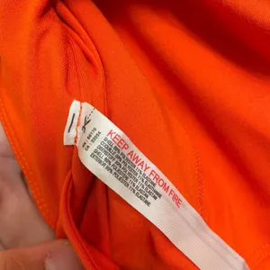 Free People Breathe Deeper Crop Tank Bright Orange Medium NWOT thumbnail 6