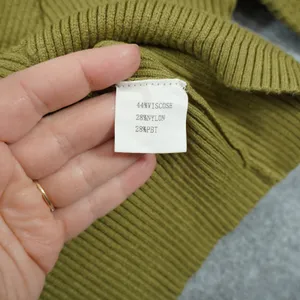 Petal and Pup Olive Green Bustier Knit Top Square Neck Puff Sleeve‎ Size 4 Small thumbnail 7
