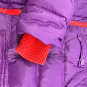 Boden Women's Purple Puffer Jacket Convertible Vest Zip Off Sleeves Hooded US 2‎ thumbnail 7