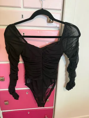 Black Bodysuit Princess Polly thumbnail 3