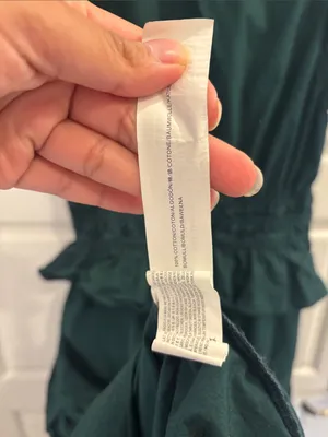 Moon River XS Green Ruffle Tiered Cotton Maxi Dress thumbnail 6