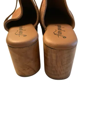 Free People studded wooden Calabasas clog women's size 39.5 US 9.5 thumbnail 7