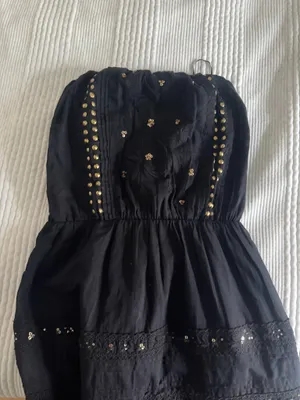 Abercrombie Cotton Dress Black thumbnail 2
