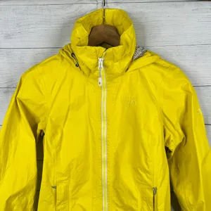 Mountain Hardwear Womens size Small Plasmic Ion Rain Jacket Yellow 1572591 thumbnail 3