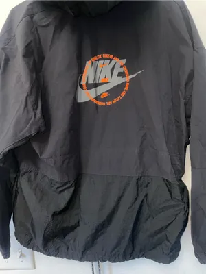 Nike Sportswear Black Half Zip Hooded Windbreaker Jacket Women’s Medium thumbnail 3