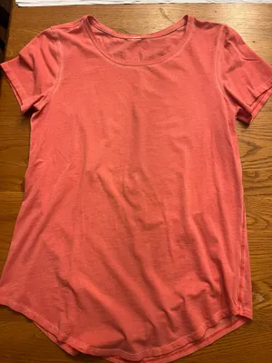 lululemon athletica Coral Scoop Neck Short Sleeve Tee thumbnail 1