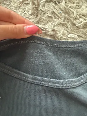 Brandy Melville Black Crop Top thumbnail 2