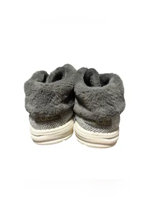 Hey Dude Britt Gray Faux Fur Lined Comfort Bootie Women's US Ankle Shoes Size 8 thumbnail 3