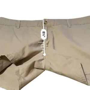 Y2K Abercrombie & Fitch Low Rise Shorts‎ Tan Moose Logo Casual Size 6 Old Money thumbnail 10