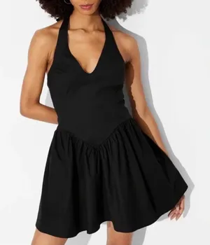 Wild Fable Target V Neck Halter Dress thumbnail 1