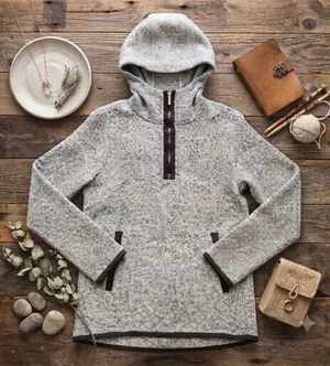 Lululemon Fleece and Thank You Pullover Hoodie Half Zip Heathered‎ Grey Size 6 thumbnail 1