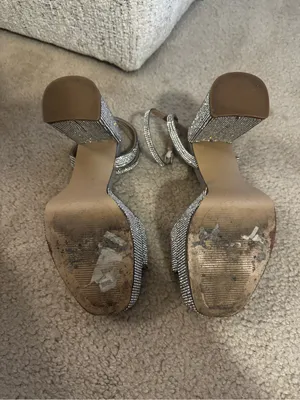 Steve Madden Lessa-R Rhinestone Heels thumbnail 6