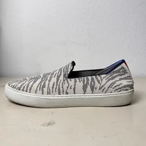 Rothy’s The Sneaker‎ Maritime Tiger Blue Ivory Retired Women’s 10.5 thumbnail 7