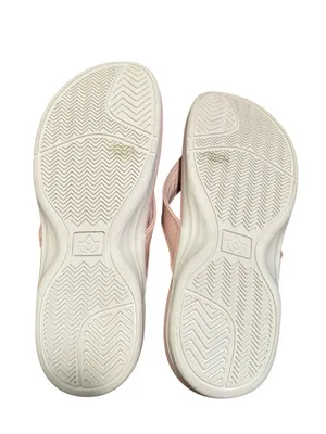 Spenco‎ Women’s Size 8D Ava Orthotic Sandals Pale Blush Pink Adjustable Leather thumbnail 5