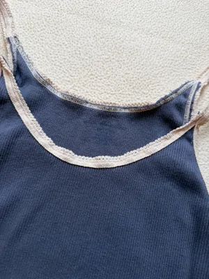Brandy Melville Navy Tank Blue thumbnail 2