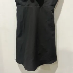 Lulus Dress Womens Small Black Ruffled Sleeves Mini Length Fit & Flare‎ Zip LBD thumbnail 5