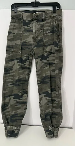 Express Camouflage Pants thumbnail 1