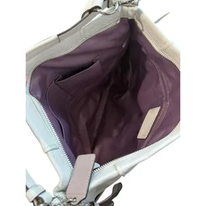 Coach Park Colorblock Leather Hobo Shoulder Bag Parchment Putty F31304 Silver thumbnail 7