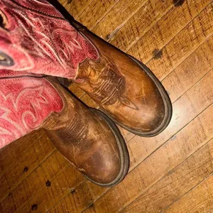 Durango Lady Rebel womens 10” Weston brown embroidered cowboy boots thumbnail 3