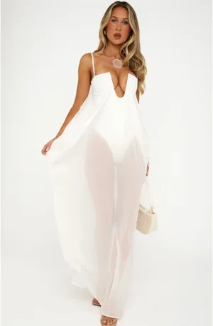 White Fox Maxi Boutique Dress thumbnail 3