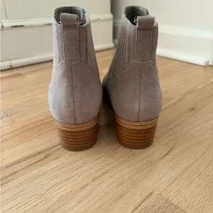 Marc Fisher Taupe Suede Ankle Booties thumbnail 6