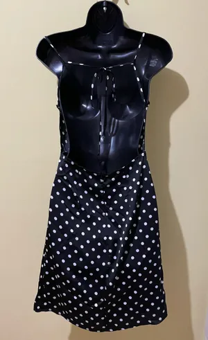 Black polka dot Cami dress New Size XS thumbnail 7
