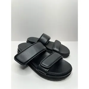 Open EDIT Sandals Size 6.5 Black Open Toe Finley Slides‎ thumbnail 3