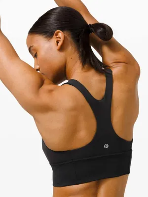 Lululemon Wunder Train Longline SportsBra *Medium Support, C/D Cups Black 4 $68 thumbnail 1