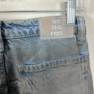 Free People Tinsley Baggy High Rise Jeans 90s Grunge Dirty Wash NWT 27 Short thumbnail 11