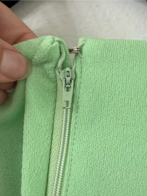 Vintage 1960s Sleeveless Mint Green Maxi Dress with Embroidered Scoop Neck thumbnail 7