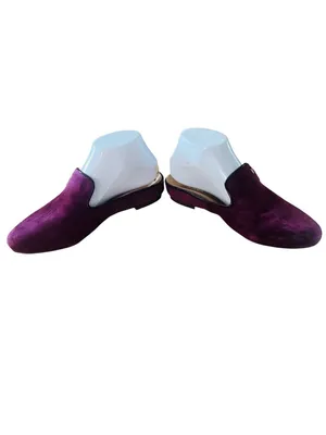 Vionic Women Carnegie Mules Loafers Purple Suede comfort insole slide Size 7 thumbnail 5