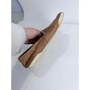 Frye Brown Nubuck Slip-On Flats Minimal Euro Comfort Travel‎ 8M thumbnail 12