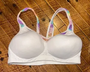 Victoria’s Secret rainbow S strappy yoga sports bra thumbnail 1