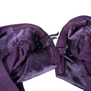 Lulus Enchant My Love Dark Purple V-Neck Long Sleeve Maxi Dress Small thumbnail 8