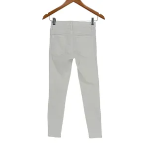 FRAME Le Skinny de Jeanne Crop Jeans Womens Size 26 Blanc White Mid Rise Stretch thumbnail 3