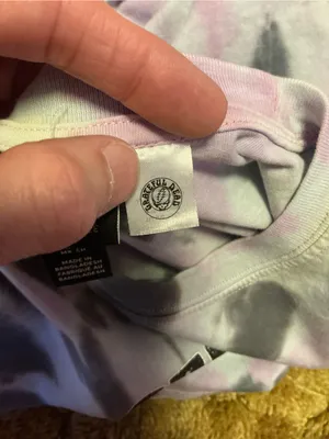 H&M Grateful Dead Dancing Skeletons Tie Dye Graphic Tee Small thumbnail 3