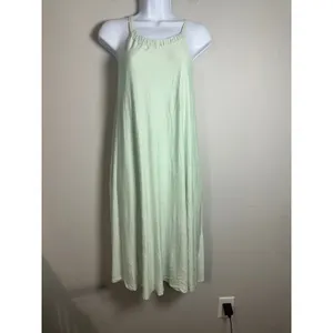 COS Mint Green Lyocell Relaxed Midi Maxi Dress Womens Size Small 0291619-3‎ thumbnail 2