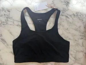 NWT QUINCE Black Ultra-Form Scoop-Neck Longline Bra Size S and M thumbnail 6