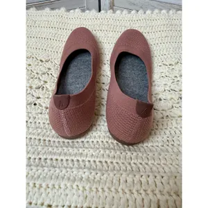 ALLBIRDS Women's Size 8 Tree Breezers Ballet Flats Dusty Rose Pink Wool Comfort thumbnail 4