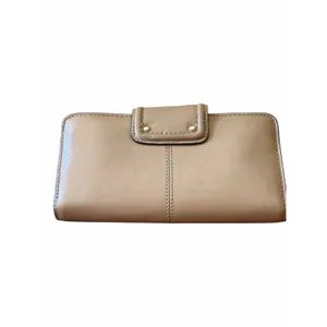 Coach Ashley Slim Envelope Wallet Camel Tan Leather Organizer Wallet thumbnail 3