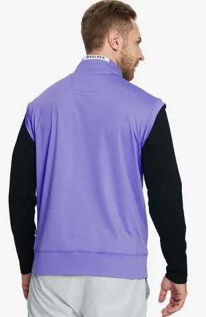 Michel Rouen Stay stylish on the course with this sleek purple golf vest. Perfect for layering, it offers comfort and flexibility for every swing. thumbnail 2