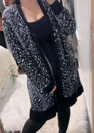 Lane Bryant leopard print knit sweater size 26/28 thumbnail 1