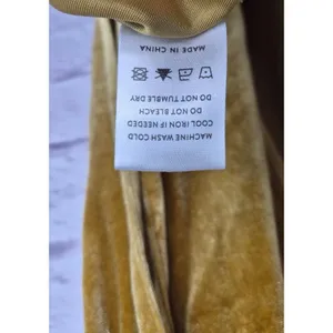 Baltic Born Katelyn Velvet Maxi Wrap Dress S Gold Mustard Wedding Guest Formal thumbnail 8