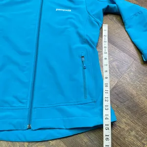 Patagonia Simple Guide Hoody Jacket Coat Women’s Size Medium Zip Up Curacao Blue thumbnail 4